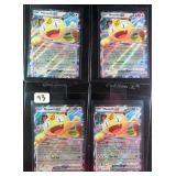 Four (4) 2026 Pokemon Meowth Trading Cards