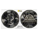 Canada 1960 5 Cents KM-50a PCGS PL-65
