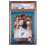 POP 7/1 #99/150 JANCEL VILLARROEL SIGNED RC PSA 9