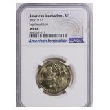 2020-P South Carolina Septima Clark NGC MS-66