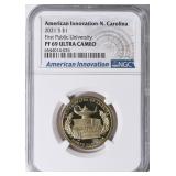 2021-S NC First Public University NGC Proof-69 UC