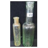 TWO (2) Early Bottles (19th Century) incl.