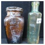 TWO (2) OLD Bottles incl. Virolax and Unmarked