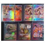 Seven (7) One Piece Card Game Bandai made in Japan