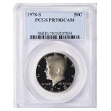 1978-S Kennedy Half Dollar PCGS Proof-70 DCAM