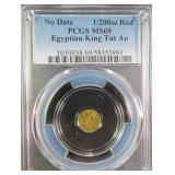 1/200 Troy Ounce .999 Fine Gold Round PCGS MS69