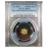 1/200 Troy Ounce .999 Fine Gold Round PCGS MS69