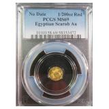 1/200 Troy Ounce .999 Fine Gold Round PCGS MS69