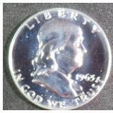 1963 Silver Proof Franklin Half Dollar, $23 Melt