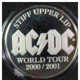 AC/DC One Troy Ounce .999 Fine Silver 2000/2001