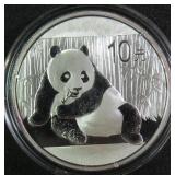 2015 China 1 oz .999 Silver Panda 10 Yuan