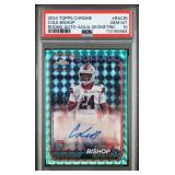 POP 3/0 #156/199 SIGNED COLE BISHOP ROOKIE PSA 10