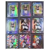 Nine (9) Brock Bowers (RCs) NOTE: Chrome is #2/275