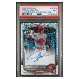 POP 15/6 #199/299 SAMMY STAFURA SIGNED RC PSA 9