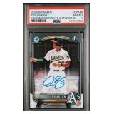 2025 SIGNED DYLAN FIEN First Bowman PSA 8