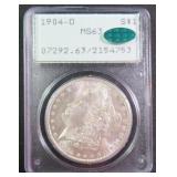 1904-O Silver Morgan Dollar PCGS MS63 CAC OGH