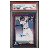 POP 3/4 AARON PARKER SIGNED (RC) PSA 9