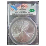 2024 American Silver Eagle CAC MS70 First Delivery