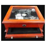10.5"x12" Half Dollar Display with (2) Silver