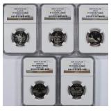 2003-S State Quarter Set NGC Proof-70UC (5 Coins)