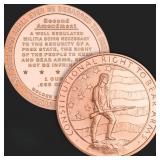 1 oz 2nd Amendment-Right to Bear Arms Copper Round