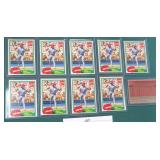 TEN (10) 1981 Topps Coca Cola Mike Schmidt