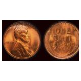1937 Lincoln Cent NGC MS-66 RD
