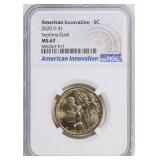 2020-D Innovation Dollar Septima Clark NGC MS-67