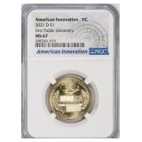 2021-D Innovation 1st Public University NGC MS-67