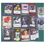 Fourteen (14) SIGNED Football Cards