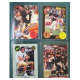 Four (4) Brett Favre Rookie Cards, (RCs) Falcons