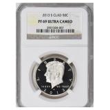 2013-S Kennedy Half Dollar NGC Proof-69 UC