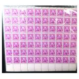 1948 3c William Allen White UNUSED SHEET