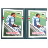 TWO (2) 1989 Topps Traded Barry Sanders (RCs)