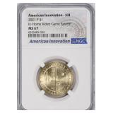 2021-P American Innovation Video Game NGC MS-67
