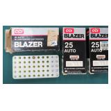 One Hundred + (100+) CCI Blazer .25ACP 50gr