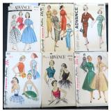 SIX (6) Vintage Clothing Patterns