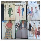 SIX (6) Vintage Clothing Patterns