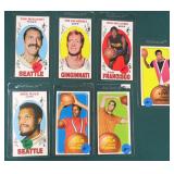 Seven (7) 1969-1971 Topp Basketball Cards