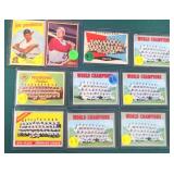 TEN (10) 1959-1970 Baseball Cards