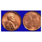 1950 Lincoln Cent NGC MS-65 RD