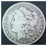 1880 Silver Morgan Dollar