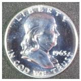 1963 Silver Proof Franklin Half Dollar, $21 Melt