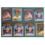 Eight (8) Nolan Ryan Baseball Cards