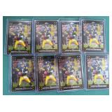 SIX (6) 2007 Topps Chrome Big Ben Football Cards