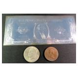 1972 IKE Dollar, George Washington Medal and