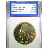 Fantasy .999 Silver Gold Plated Medallion