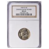1959-D Jefferson Nickel NGC MS-65 (Omaha)