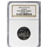 2000-S State Quarter Virginia NGC Proof-69 UC