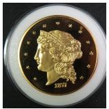 Heavy Gold Plated 85 Grams Replica of 1877
